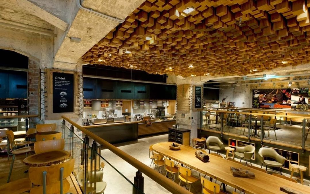 combinar Confiar Monarquía Mobiliario de franquicias: Starbucks | Pauferro Contract