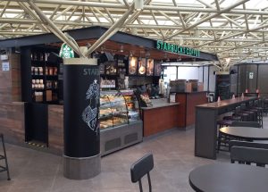 combinar Confiar Monarquía Mobiliario de franquicias: Starbucks | Pauferro Contract